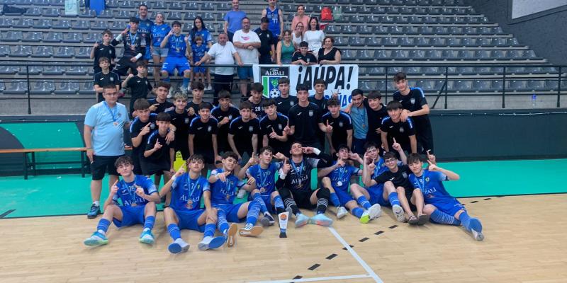 NOTICIA | NUESTRA CANTERA TRIUNFA EN EL TORNEO INTERNACIONAL BAHA DE CDIZ FUTSAL CUP