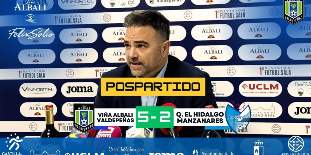 |POSPARTIDO| Declaraciones de Ricardo iguez tras el partido ante Quesos el Hidalgo Manzanares FS.