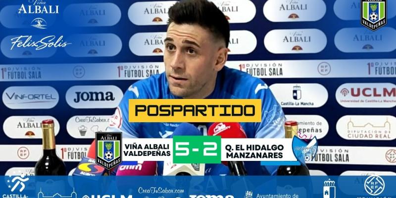 |POSPARTIDO| Declaraciones de Pol Pacheco tras el partido ante Quesos el Hidalgo Manzanares FS.