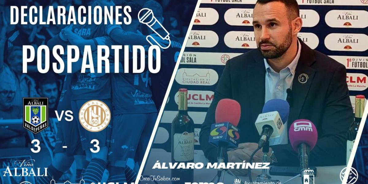 |POSPARTIDO| Declaraciones de lvaro Martnez tras el partido ante Industrias Santa Coloma.