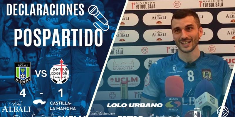 |POSPARTIDO| Declaraciones de Lolo tras el partido ante Noia Portus Apostoli FS