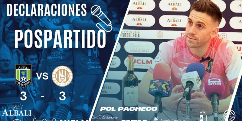 |POSPARTIDO| Declaraciones de Pol Pacheco tras el partido ante Industrias Santa Coloma.