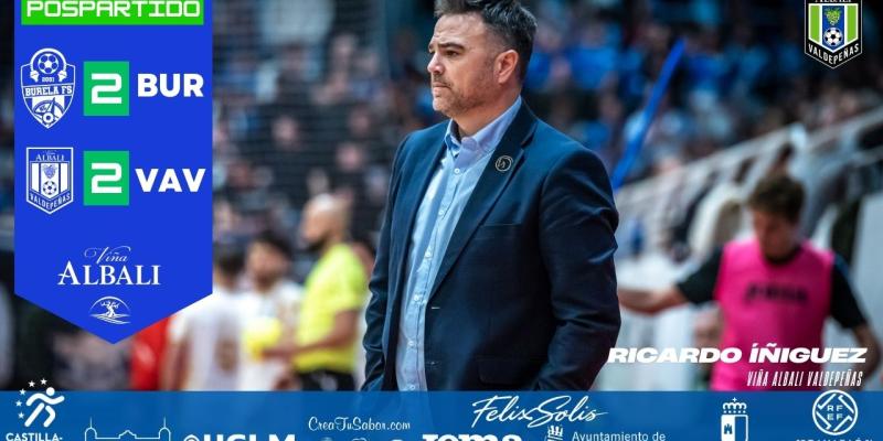 |POSPARTIDO| Declaraciones de Ricardo iguez tras el partido ante Burela FS.