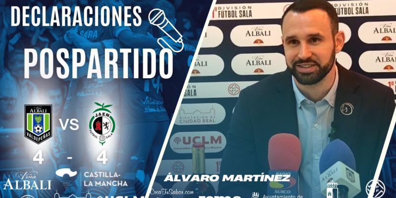 |POSPARTIDO| Declaraciones de lvaro Martnez tras el partido ante Jan Paraso Interior FS.
