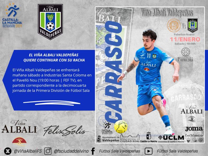 EL VIA ALBALI VALDEPEAS QUIERE CONTINUAR CON SU RACHA