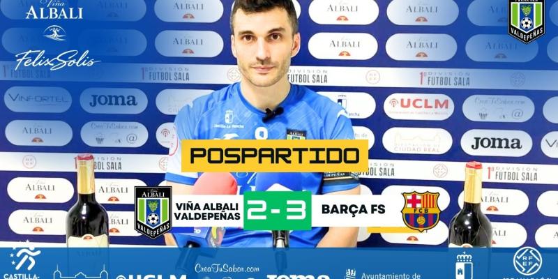 |POSPARTIDO| Declaraciones del jugador, Lolo tras el partido ante Barça FS.
