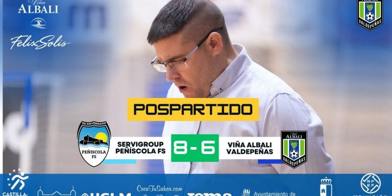 |POSPARTIDO| Declaraciones del técnico, Víctor Beas tras el partido ante Servigroup Peñiscola FS.