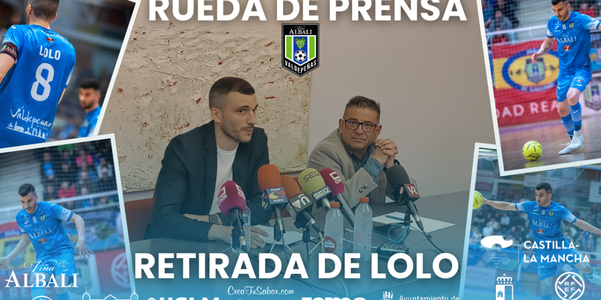 |RUEDA DE PRENSA| Acto de despedida de Lolo, jugador del Via Albali Valdepeas.