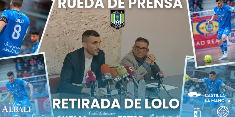 |RUEDA DE PRENSA| Acto de despedida de Lolo, jugador del Via Albali Valdepeas.