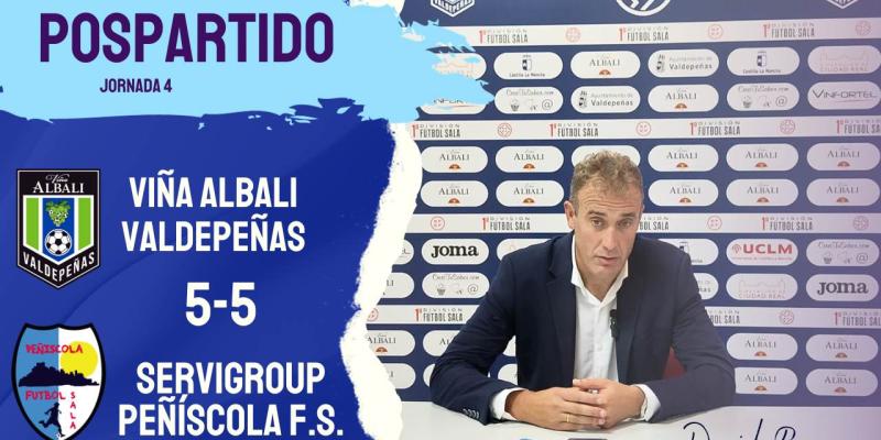 Declaraciones de David Ramos tras el partido de la cuarta jornada ante el Servigroup Pescola FS