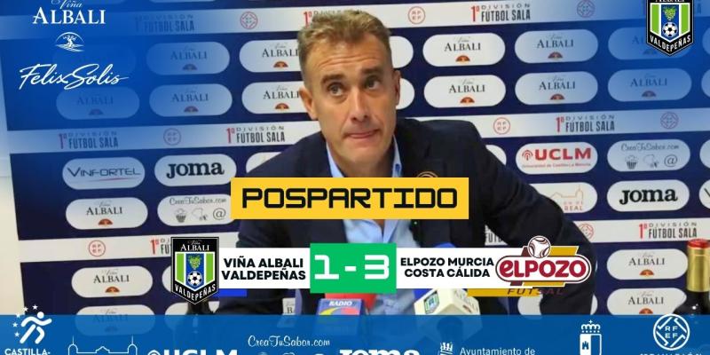 |POSPARTIDO| Declaraciones del técnico, David Ramos tras el partido ante ElPozo Murcia Costa Cálida.