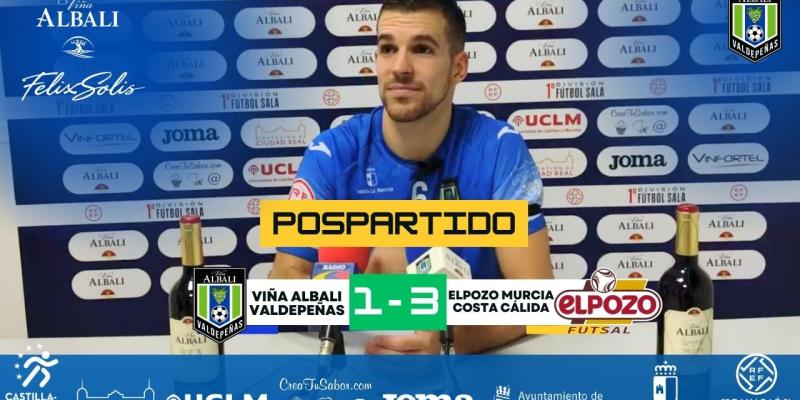 |POSPARTIDO| Declaraciones de Alberto tras el partido ante ElPozo Murcia Costa Cálida.