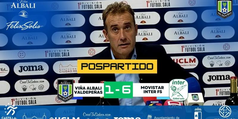 |POSPARTIDO| Declaraciones del técnico, David Ramos tras el partido ante Movistar Inter FS.