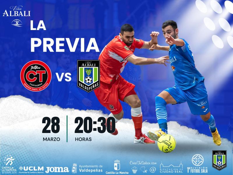 EL VIÑA ALBALI VALDEPEÑAS RETOMA LA LIGA VISITANDO CARTAGENA