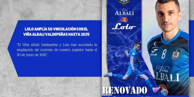 COMUNICADO OFICIAL | LOLO AMPLA SU VINCULACIN CON EL VIA ALBALI VALDEPEAS HASTA 2025