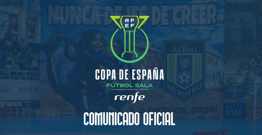 COMUNICADO OFICIAL | Entradas para la Copa de Espa�a 2026