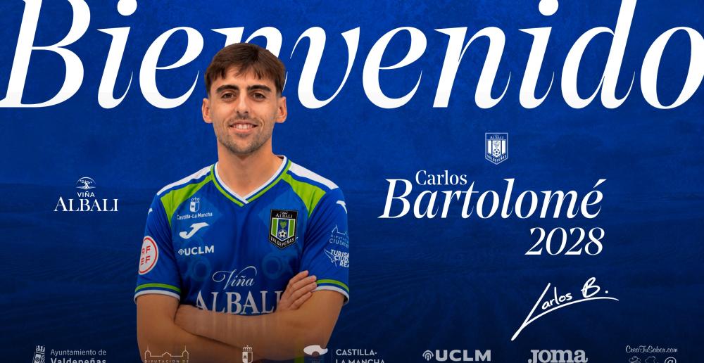 COMUNICADO OFICIAL | Carlos Bartolom�, nuevo jugador del Vi�a Albali Valdepe�as