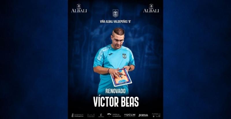 NOTICIA | V�ctor Beas renueva como entrenador del Vi�a Albali Valdepe�as B 