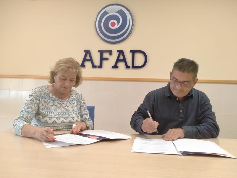 VIA ALBALI VALDEPEAS y AFAD HAN FIRMADO UN ACUERDO DE COLABORACIN