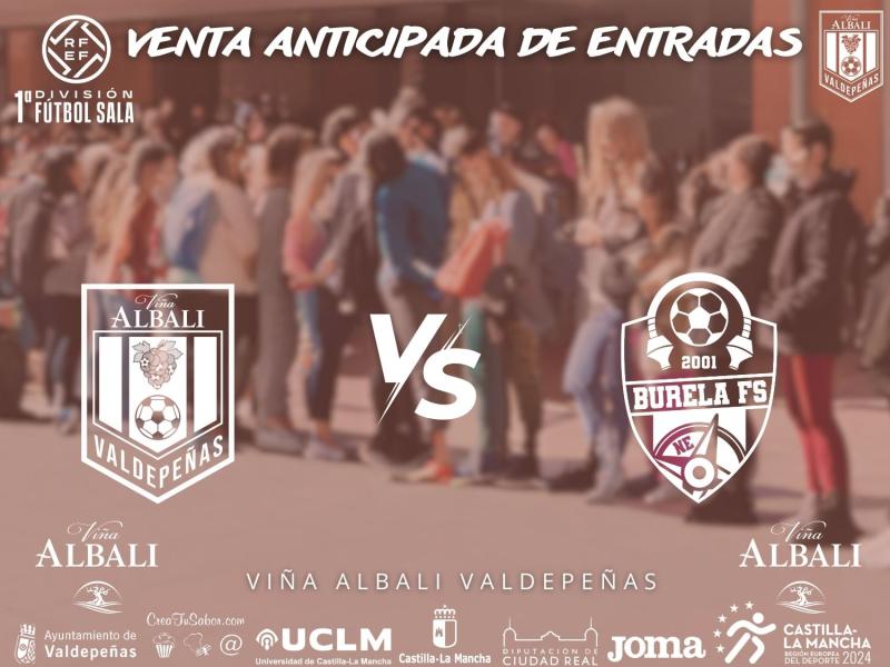 VENTA DE ENTRADAS ANTICIPADA PARA LOS NO ABONADOS Vs BURELA FS