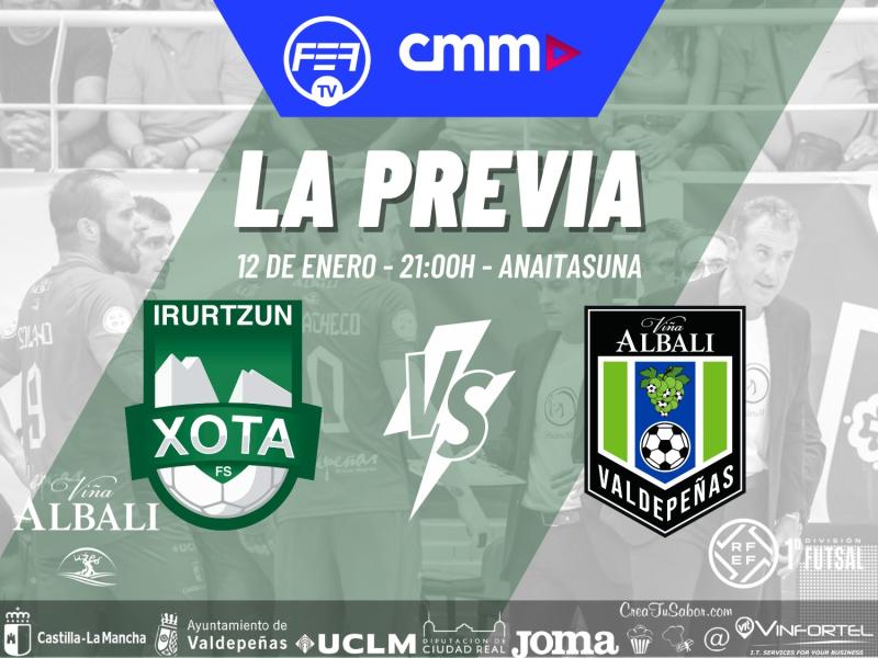 EL VIA ALBALI VALDEPEAS RETOMA LA LIGA VISITANDO PAMPLONA