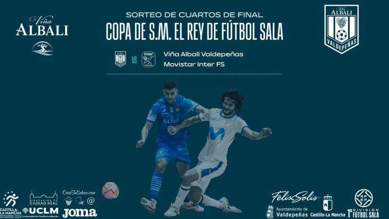 NOTICIA | EL VIA ALBALI VALDEPEAS RECIBIR A MOVISTAR INTER EN CUARTOS DE COPA