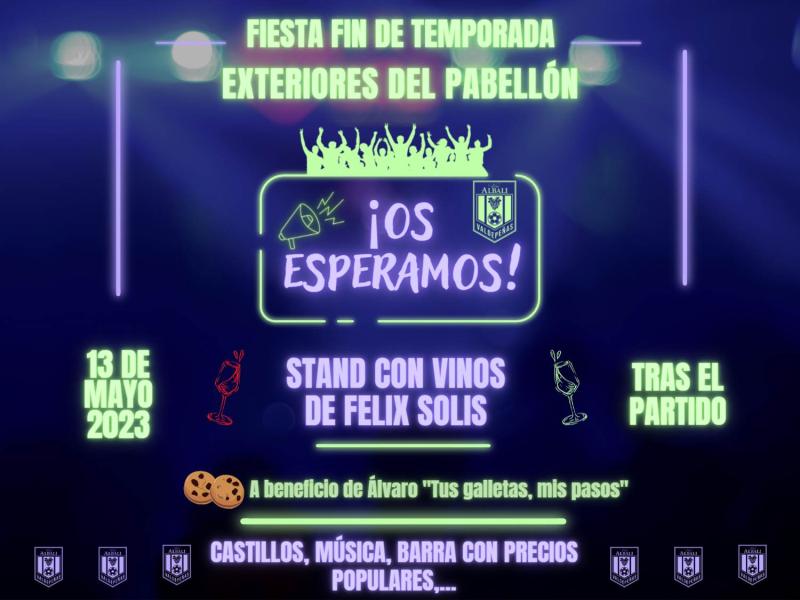 NOTICIA| EL VI�A ALBALI VALDEPE�AS CELEBRAR� ESTE S�BADO LA FIESTA DE FINAL DE TEMPORADA